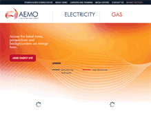 Tablet Screenshot of aemo.com.au